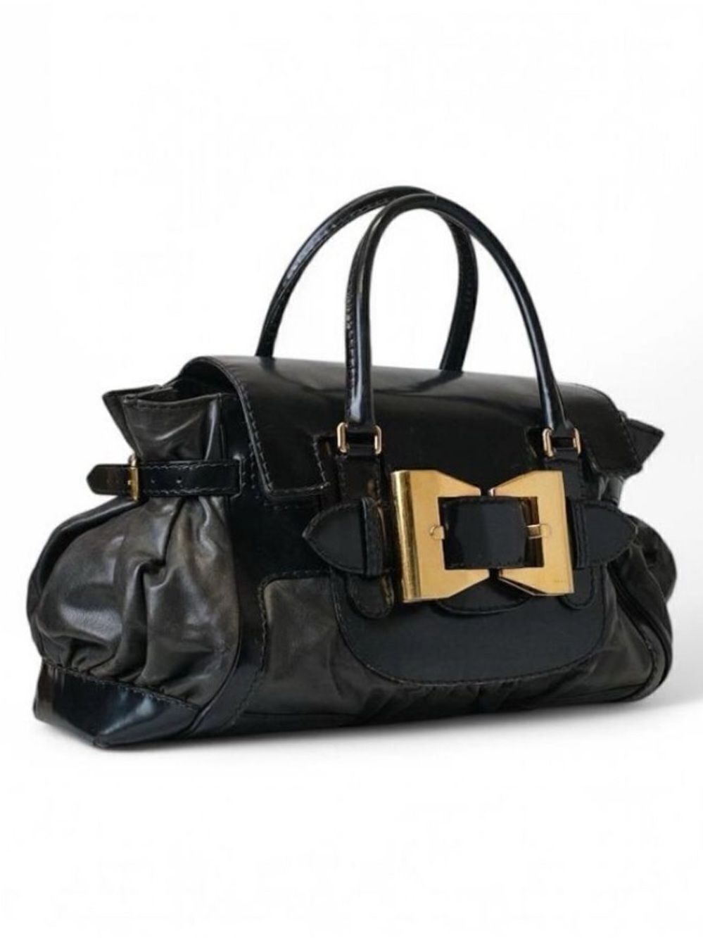 🛍️ Gucci GG Leather Dialux Queen Tote Bag w/Shopping Bag & Cert of Authenticity